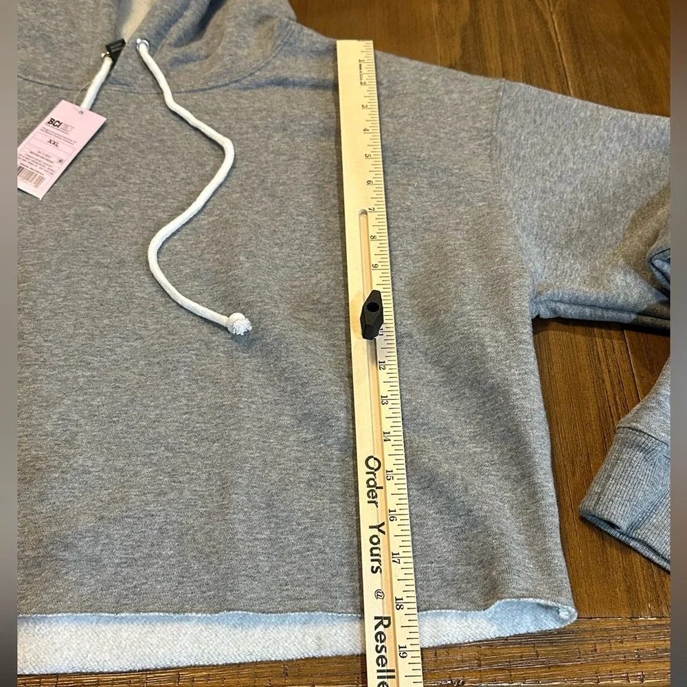 Wild Fable crop hoodie sweat shirt‎ NWT gray XXL - Picture 8 of 10